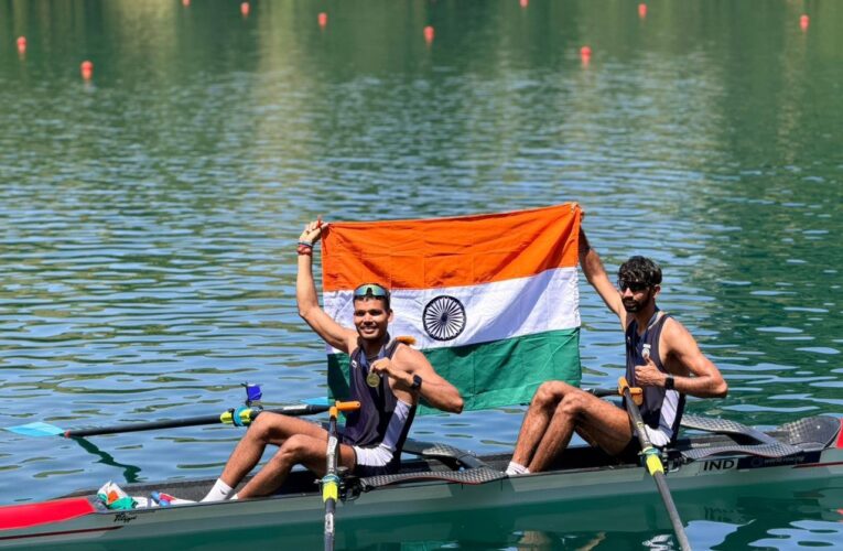 Indian rowers win historic gold medal at World Rowing Cup III