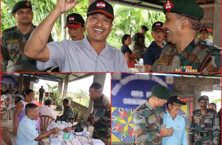 Assam Rifles Hosts Ex-Servicemen Outreach Program in Pailapool; Indian Army Reaffirms Commitment to Veterans with Medical and Welfare Support