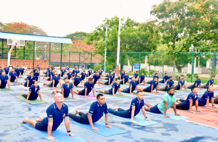 International Day of Yoga 2026 Celebrated by Southern Naval Command International Trainees