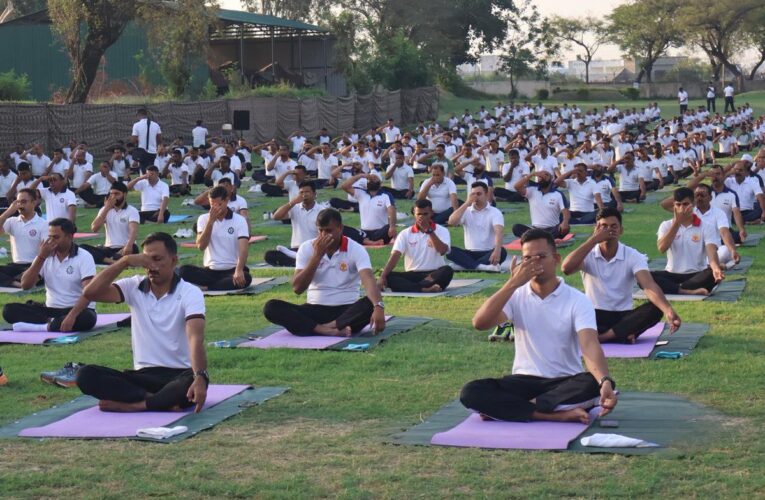 Rising Star Corps Soldiers Practice Yoga Across Formations to Celebrate International Yoga Day