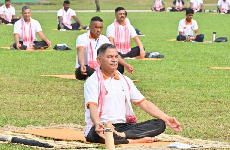 Tezpur Hosts Mass Indian Army Yoga Event Led by General Upendra Dwivedi