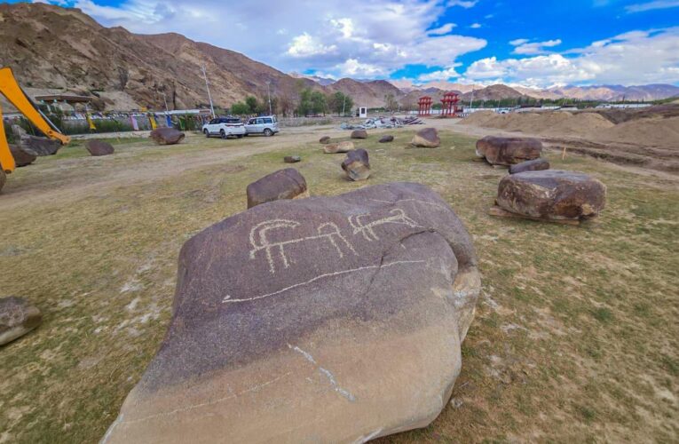India first Petroglyph Conservation Park at Sindhu Ghat in Leh gains rapid progress