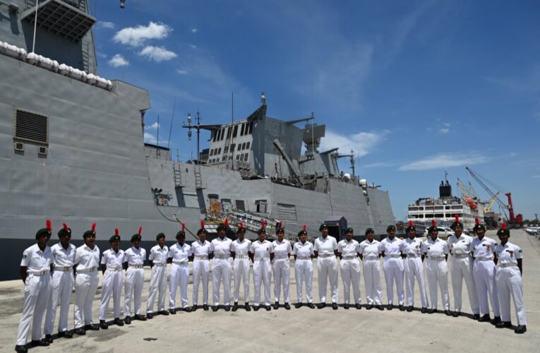Indian Navy warships Taragiri and Satpura visit Chennai Port for outreach program