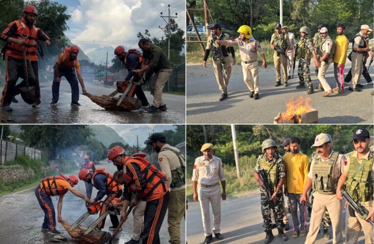 Jammu and Kashmir Police Conduct Comprehensive Joint Mock Drill in Ganderbal for Amarnath Yatra Security