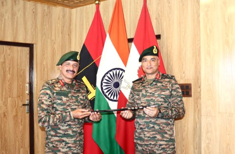 Lieutenant General Madanraj Pande assumes command of Fire and Fury Corps in Ladakh