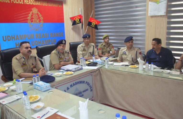 DIG Shiv Kumar Sharma leads high level joint security review meeting for Shri Amarnath Yatra 2026