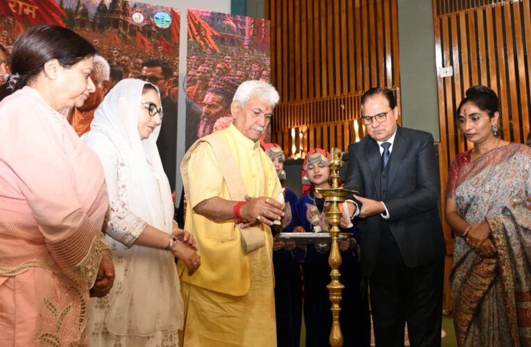 LG Manoj Sinha Stresses Unity and Inter Faith Harmony at Srinagar Rishiwar Conference