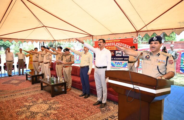 Sher-i-Kashmir Police Academy Hosts Nasha Mukt Abhiyan Awareness Event in Udhampur