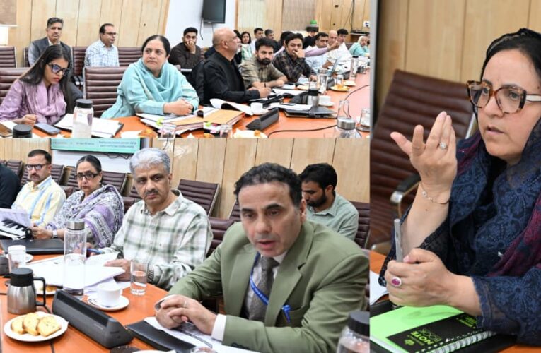 Jammu and Kashmir health minister reviews medical supplies corporation performance