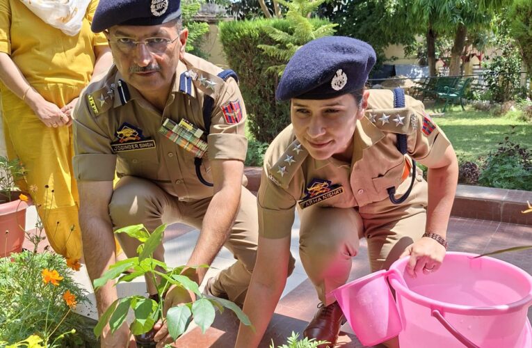 SSP Jammu Joginder Singh leads major World Environment Day green drive at police headquarters