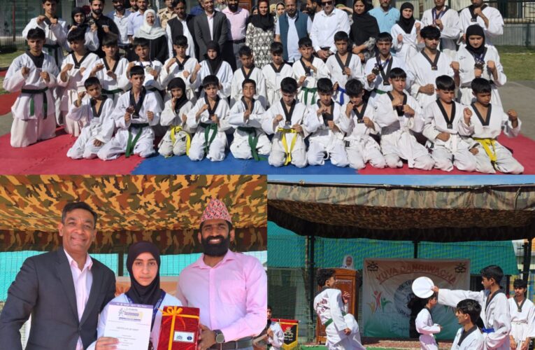 Rafiabad’s Young Taekwondo Stars Honoured for International Gold Triumph; Locals Hail Indian Army’s Youth Empowerment Initiative