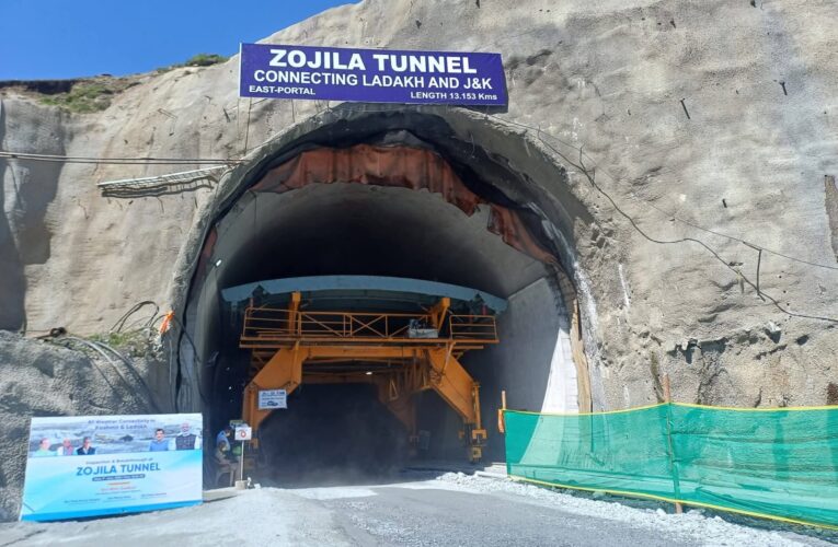 Nitin Gadkari arrives in Kashmir for historic Zojila Tunnel breakthrough