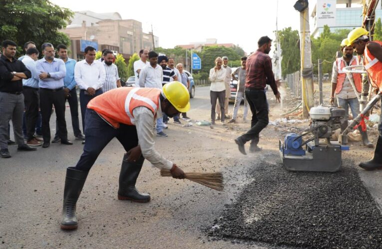 Jammu Municipal Corporation launches AI driven pothole detection system and cold emulsion patching machine