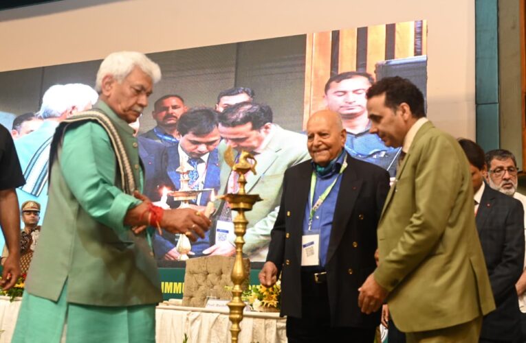 LG Manoj Sinha Inaugurates IMMUNOCON 2026 in Srinagar, Advocates for Immuno-AI Fusion and Climate Immunity
