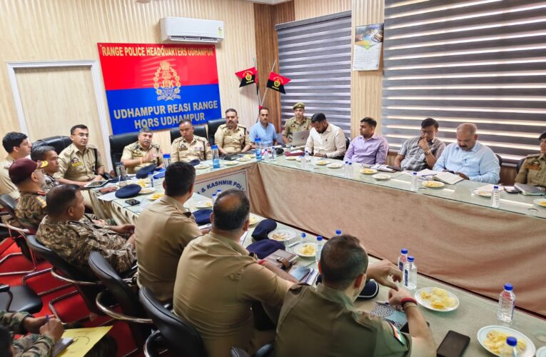 IGP Jammu Zone Reviews Shri Amarnath Yatra 2026 Security Arrangements in Udhampur