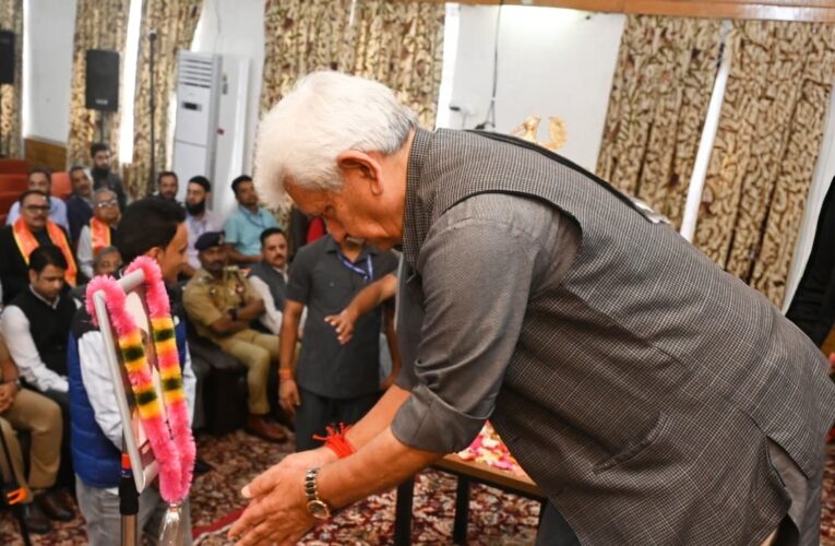 Manoj Sinha launches digital edition of Madan Mohan Malaviya collected works in Srinagar