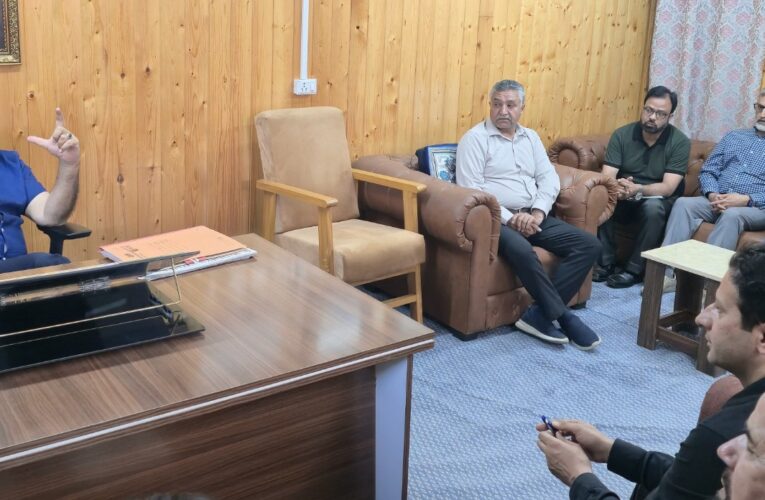 Minister Javed Ahmed Rana sets strict deadlines for Kashmir water infrastructure projects