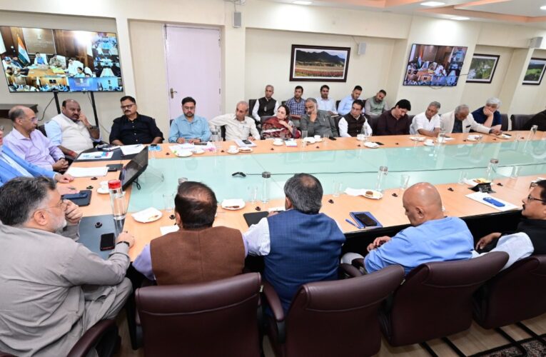 Chief Minister Omar Abdullah chairs high level meeting to review Muharram arrangements across Jammu and Kashmir