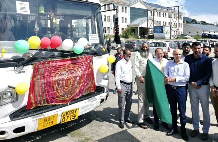 JKRTC bus service launched for Shri Machail Mata Yatra pilgrims from Kishtwar