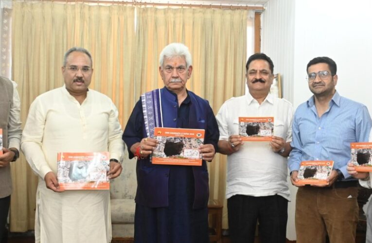 Lieutenant Governor Manoj Sinha releases Shri Amarnathji Yatra Guide Book 2026