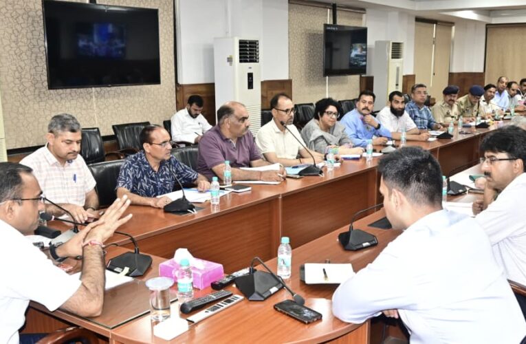 Jammu division reviews arrangements for Kheer Bhawani Mela yatra departure