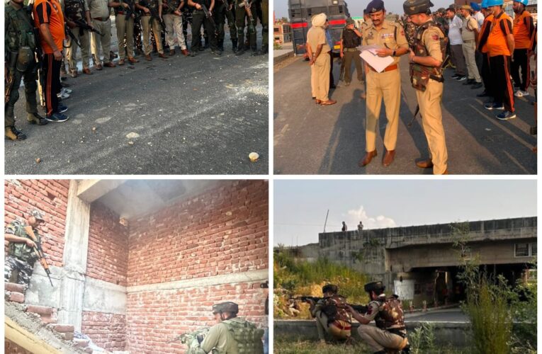 Samba Police conducted a mock drill ahead of Shri Amarnath Ji Yatra