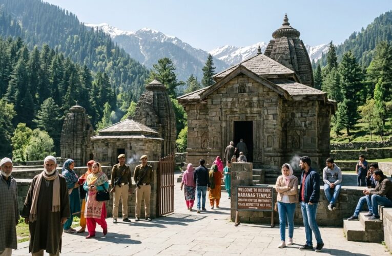 Historic Naranag Temple in Ganderbal Reopens for Devotees and Tourists After Security Review
