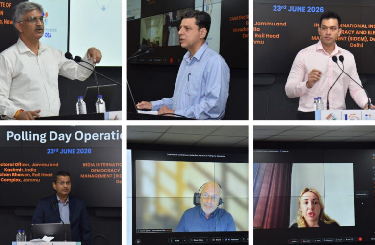 Jammu and Kashmir Chief Electoral Officer hosts global conference on polling day best practices