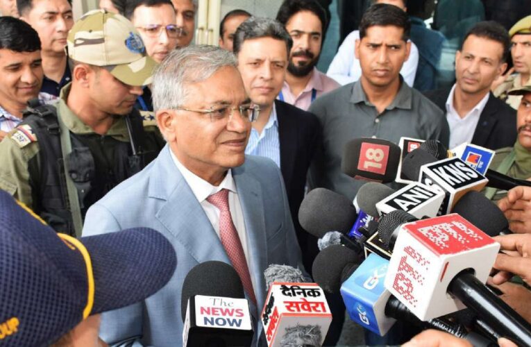 Chief Election Commissioner of India arrives in Srinagar for three day visit