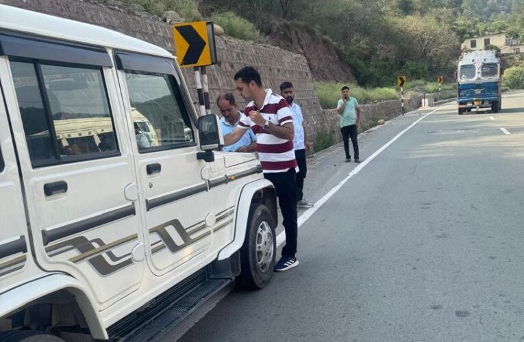 Motor Vehicles Department intensifies traffic enforcement on Rajouri-Poonch National Highway