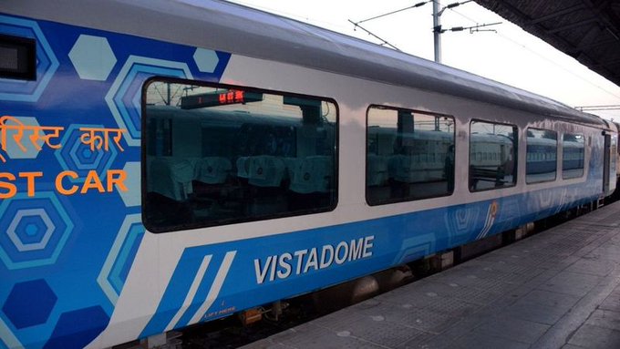 Vistadome Special train operations in Jammu and Kashmir curtailed for Shri Amarnath Yatra