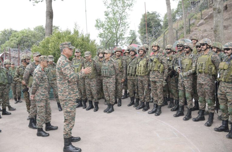 White Knight Corps commander reviews operational readiness along Line of Control