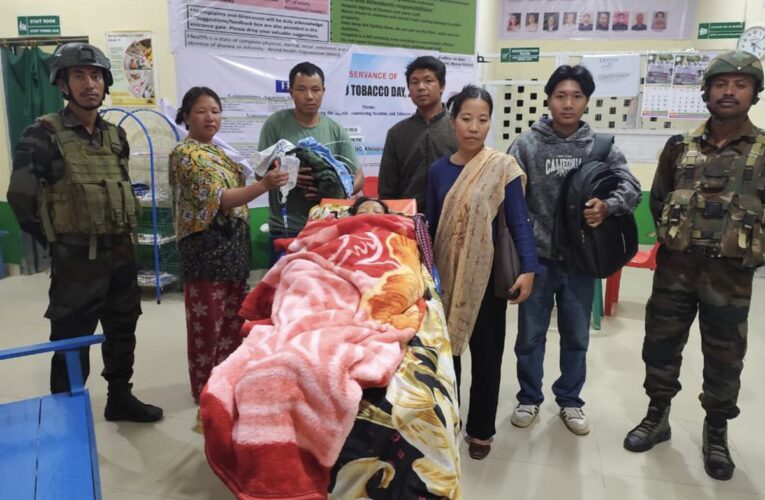 Assam Rifles conducts emergency medical evacuation for premature newborn and mother in Manipur