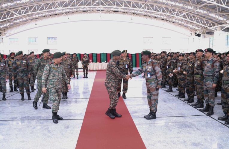 Eastern Command chief addresses Assam Rifles personnel during Shillong visit
