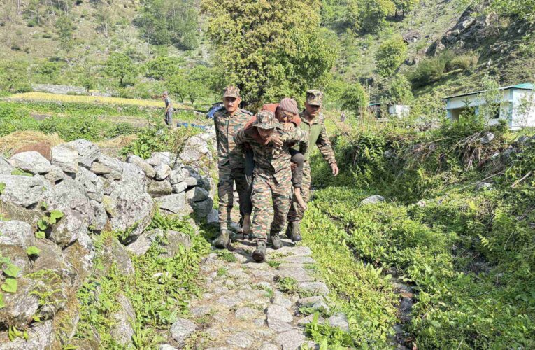Valour meets humanity :- Indian Army rescues elderly Himalayan resident