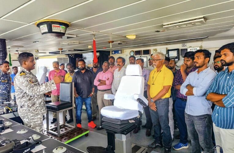 NACIN officers undergo maritime training onboard ICGS Shaunak
