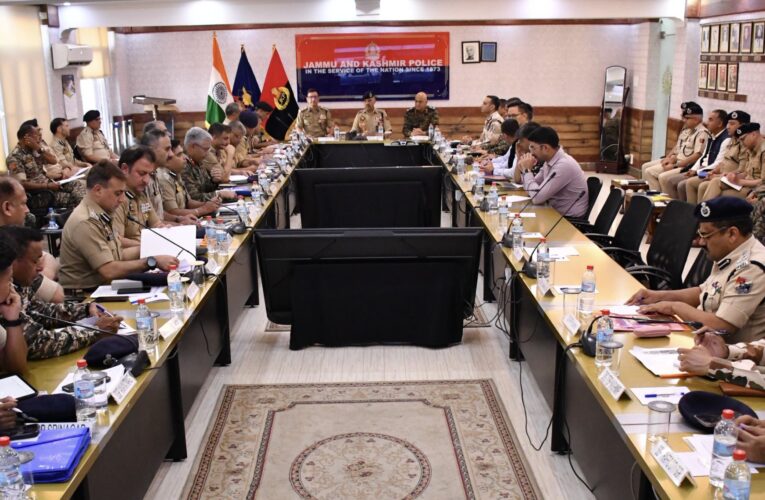 DGP J&K chairs security review meeting ahead of Shri Amarnathji Yatra at PCR Kashmir