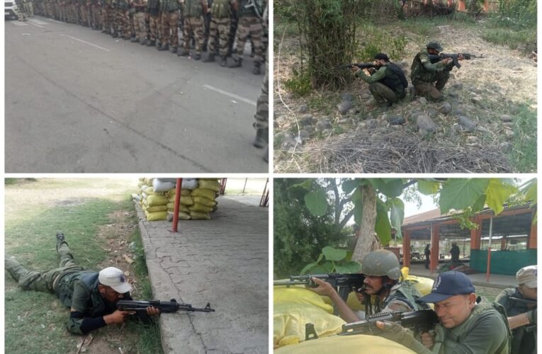 Samba police conduct long-range patrol and mock drill for Shri Amarnath Yatra security