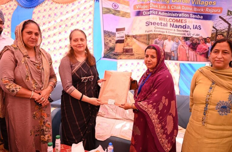 Commissioner Secretary Reviews Vibrant Village Projects in Samba, Assures Inclusive Development Under Phase-II