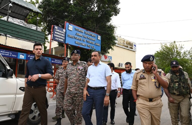 Div Com, IGP Jammu review SANJY 2026 arrangements at Bhagwati Nagar, Tawi Riverfront
