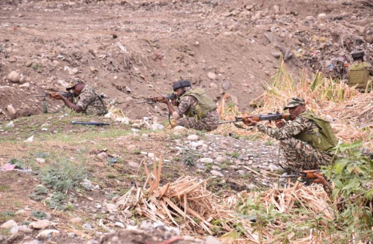 CRPF and police conduct joint security mock drill at Bhagwati Nagar Base Camp for Amarnath Yatra