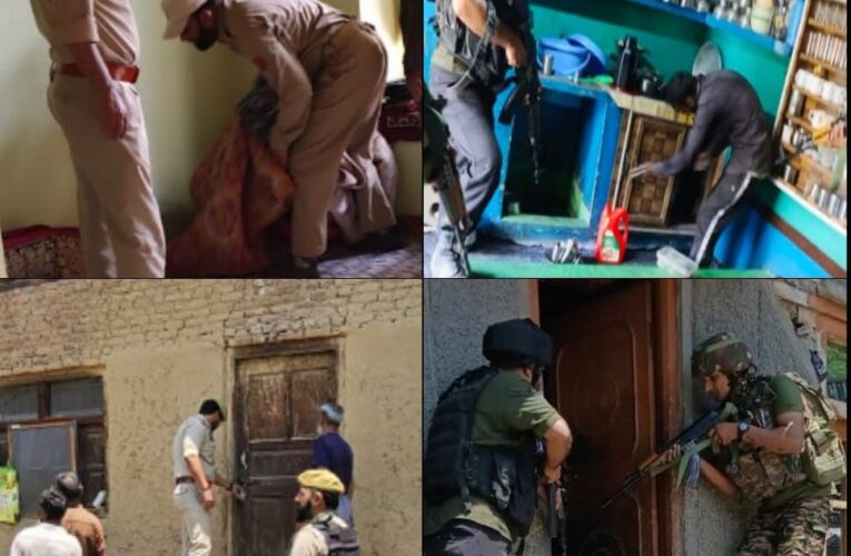 Baramulla Police Launch Coordinated Searches at JKNOPs Residences in Kreeri, Boniyar, and Kamalkote
