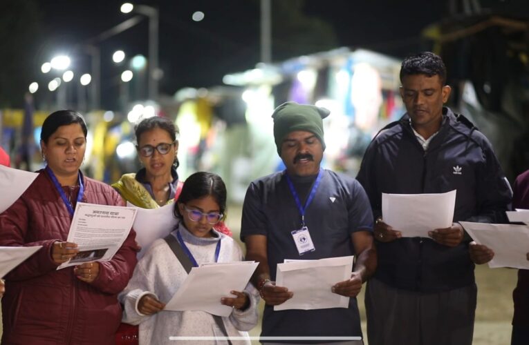 PM Narendra Modi’s Special Message Pamphlets Welcomed by Shri Amarnath Yatra Pilgrims at Nunwan and Baltal Camps