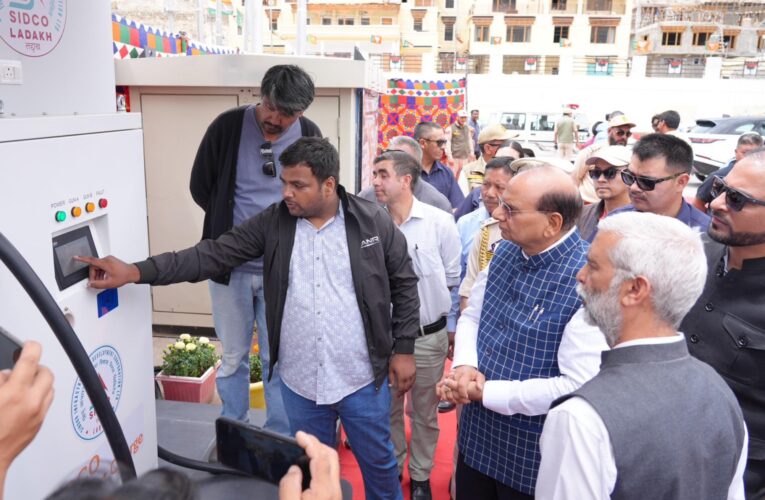 Ladakh Gets Its First Electric Vehicle Charging Stations To Promote Clean Energy