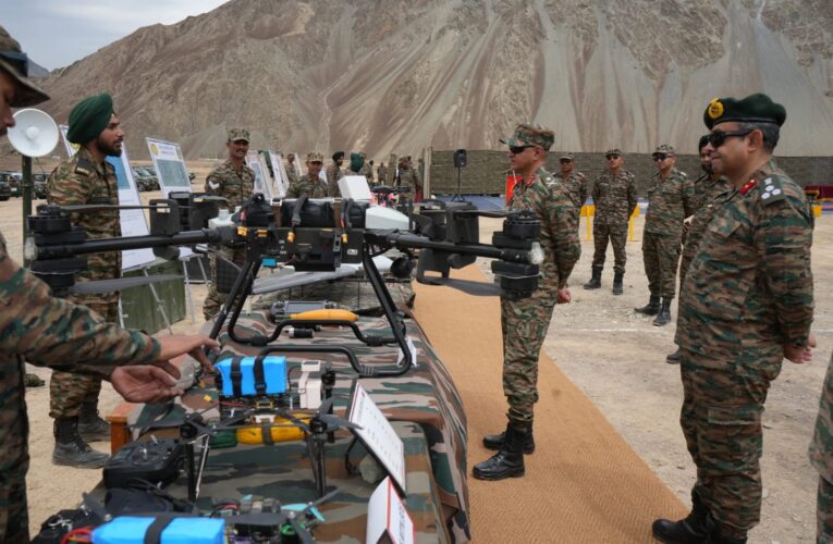Drone Warfare India: Fire & Fury Corps Tests UAV Proficiency in Ladakh High-Altitude Drills