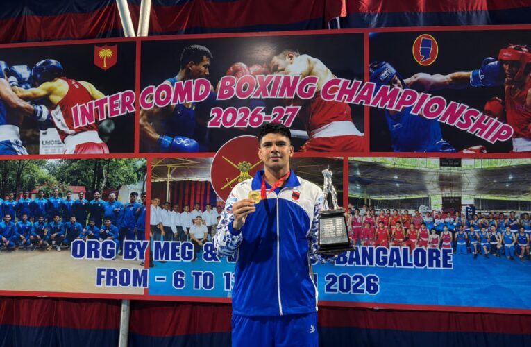 Southern Command soldier wins gold at Army Inter Command Boxing Championship