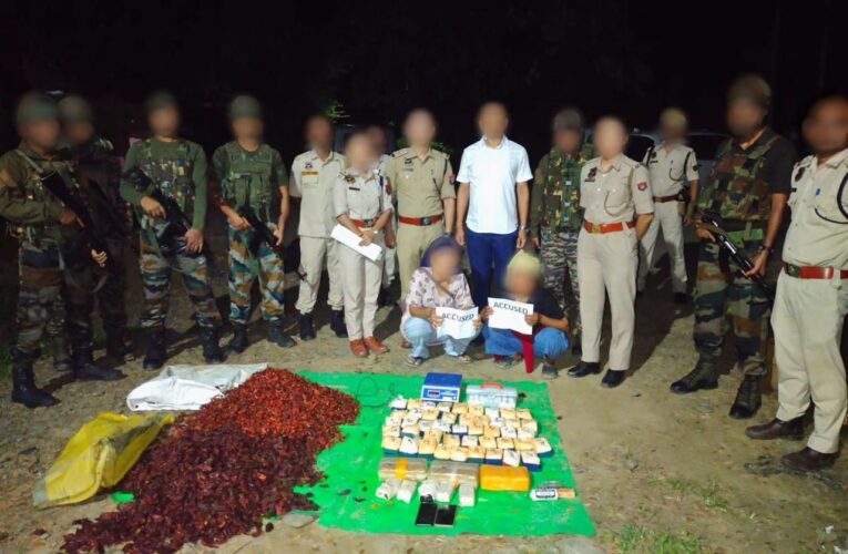 Assam Rifles and joint forces seize contraband worth over 15 crore in Northeast anti drug operations