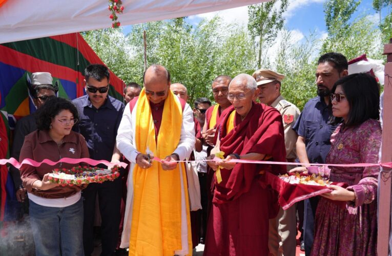 Ladakh gets new modern futsal court at Thiksey learning center