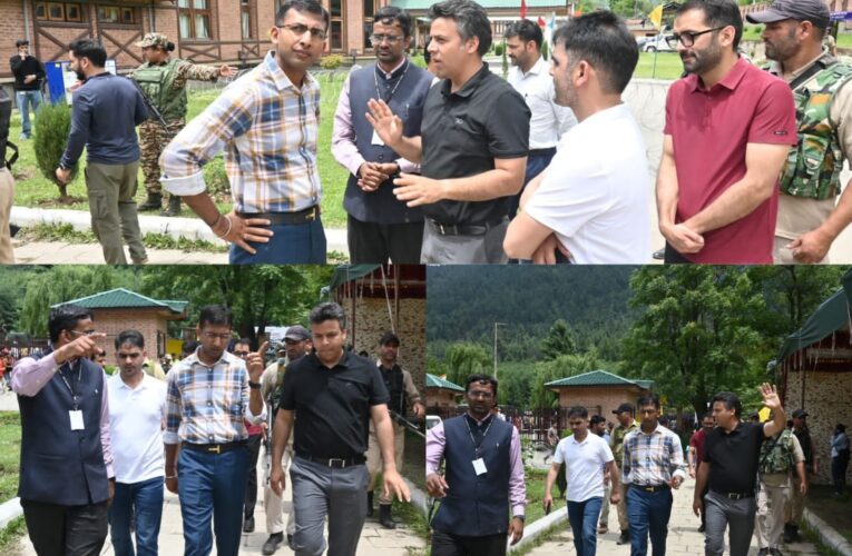 Shri Amarnath Yatra 2026: Divisional Commissioner Kashmir Reviews Nunwan Base Camp Facilities