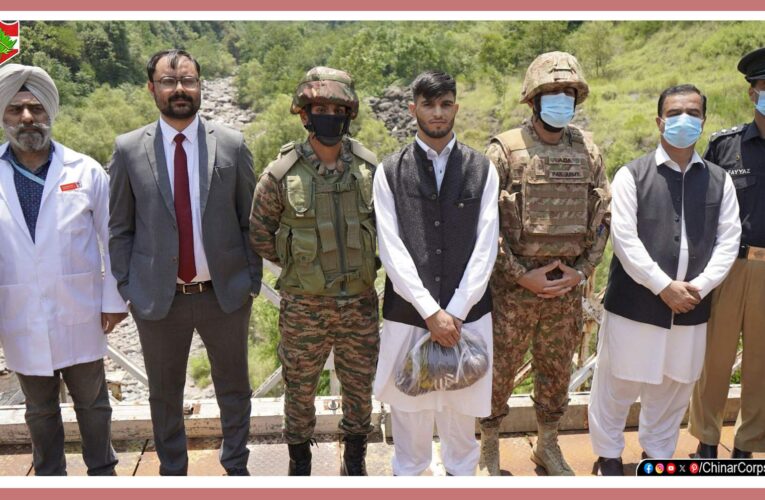 Indian Army Repatriates POJK Resident Apprehended Along Line of Control in Uri